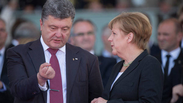 Порошенко и Меркель договорились о взаимодействии