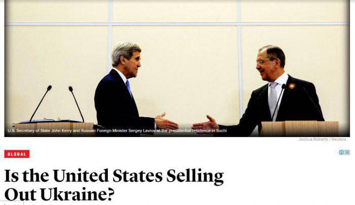 США продают Украину России