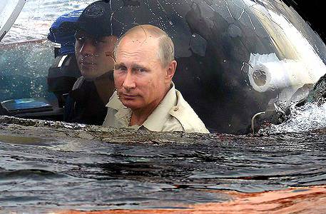 Путин в батискафе впечатлил западные СМИ
