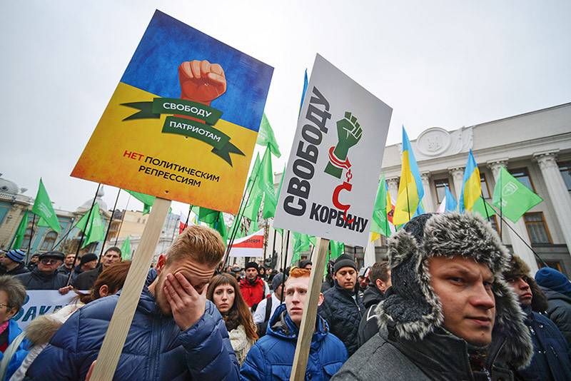 Партия «Укроп» митингует у здания Рады