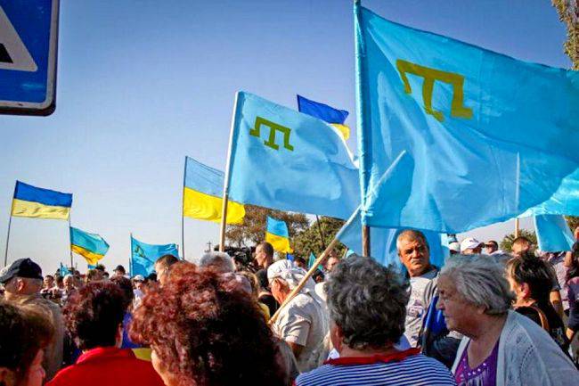 Как украинцы и татары российский Крым делили