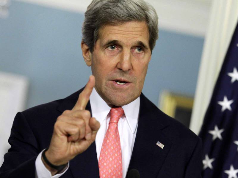 Керри обвинил Россию в применении «невысокоточных боеприпасов»