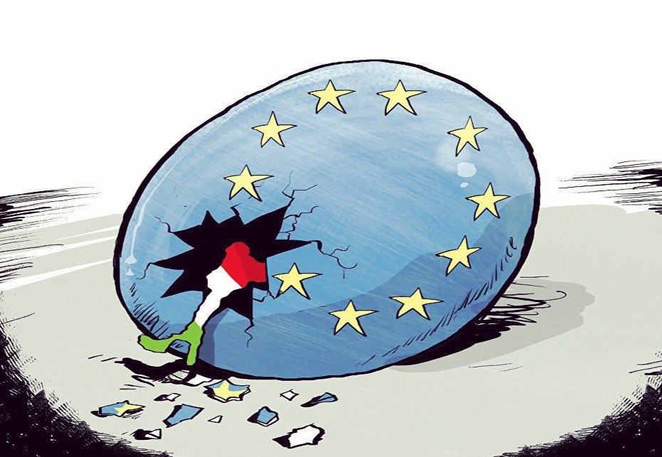 Финита ля Европия: Италия развалит ЕС, отвесив смачный пинок под зад Ангеле Меркель