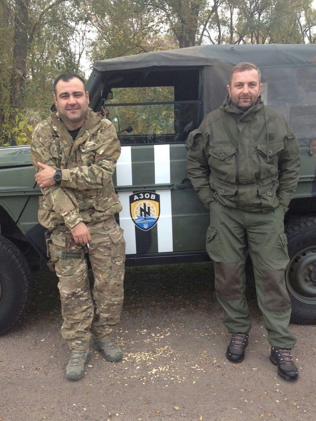 Как грузинские наёмники Саакашвили тренируют украинских нацистов