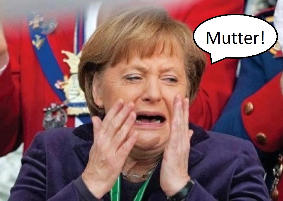 От страха перед Россией немцы предлагают накормить Меркель сухим пайком