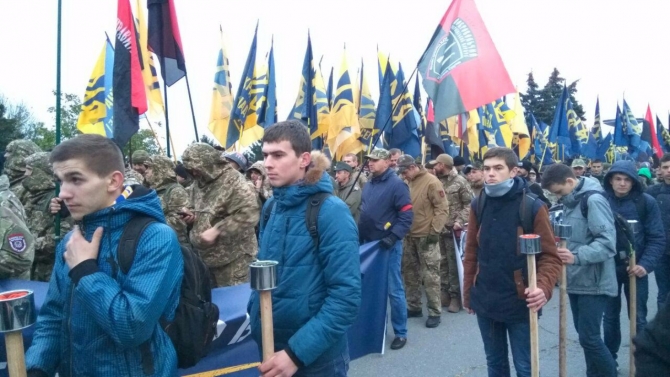 Националисты прошлись по Киеву «Маршем свободы»: полиция на страже