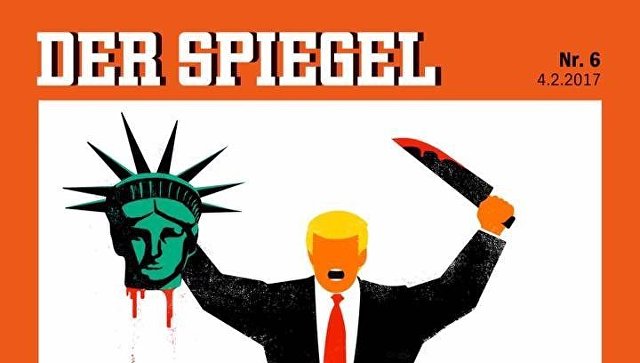 Der Spiegel выставил Трампа в роли террориста