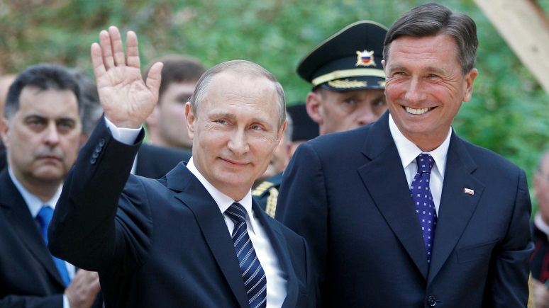 Politico: президент Словении приехал в Москву убеждать Путина как друга