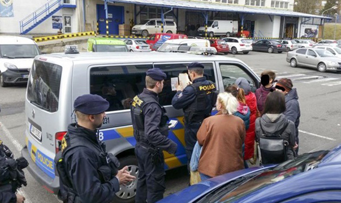 В Чехии прошла массовая облава на украинских нелегалов