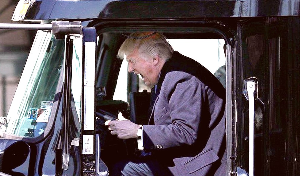 Трамп в грузовике – созывайте Совбез ООН! Срочно!