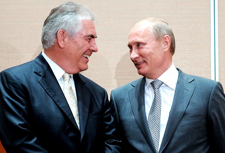 Путин и Тиллерсон не нашли точек соприкосновения на встрече
