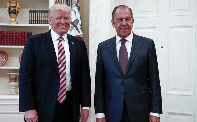 CNN: Россия солгала Белому дому, опубликовав фото со встречи Трампа и Лаврова