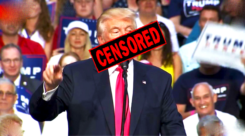 Цензура на Трампа: видео, которое не пропустили на телеканалы