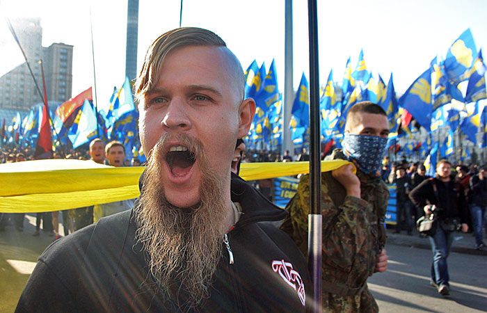 Помни «Шухевича»: украинские националисты преподали киевлянам урок