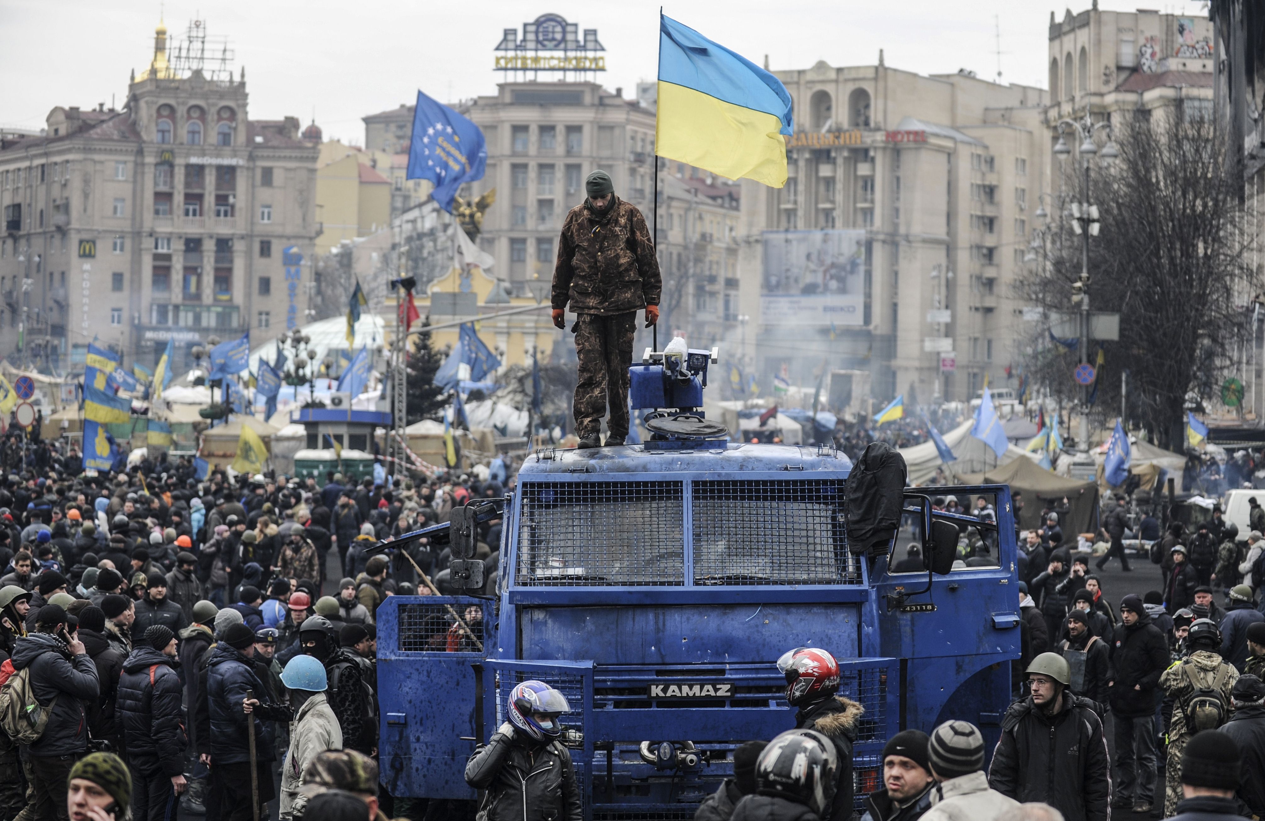 Адепты Майдана прозрели, увидев реального врага украинцев