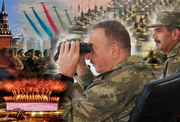 Ильхаму Алиеву примеряют шинель Садата
