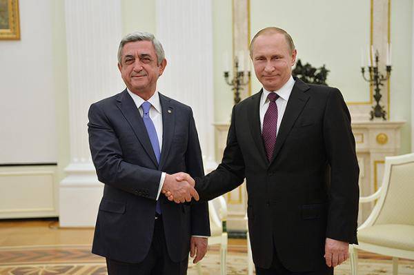 Президенты Армении и России проведут переговоры в Сочи