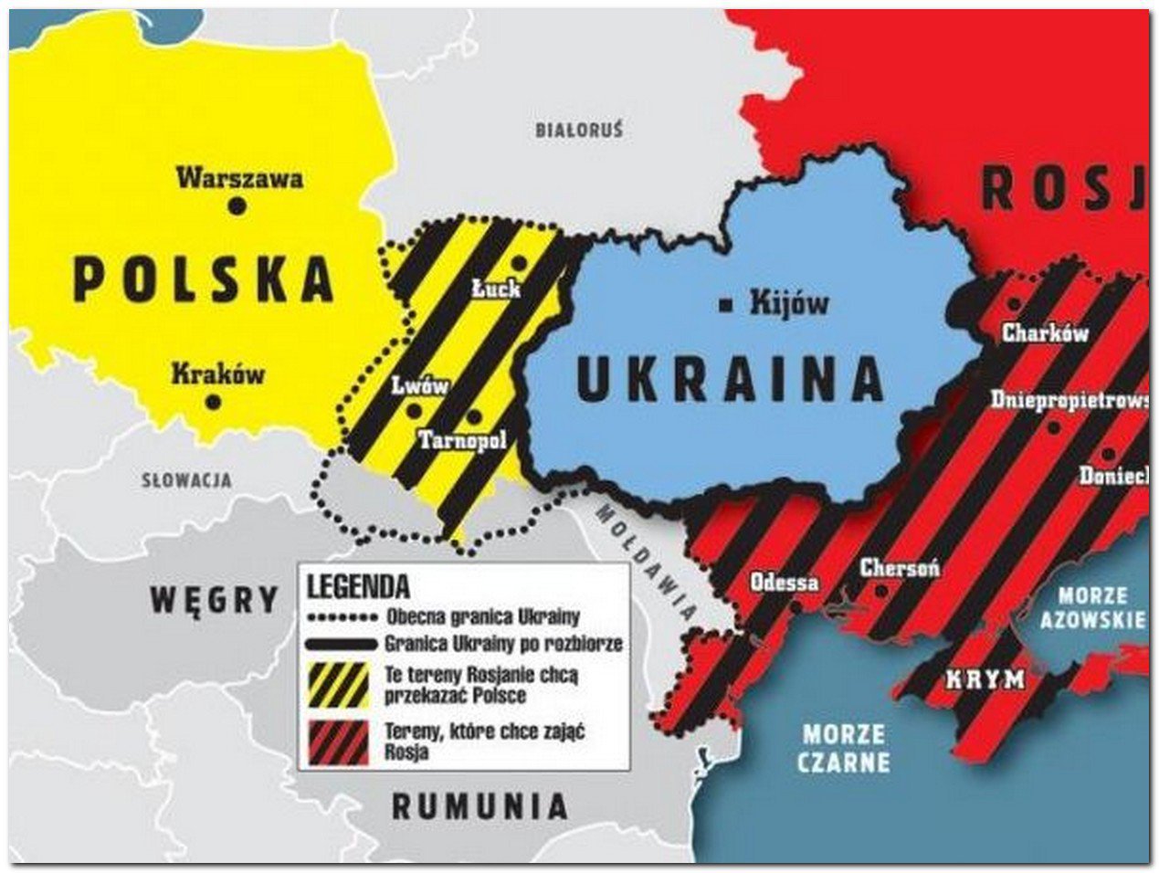 Польша готова забрать под свое крыло западную Украину