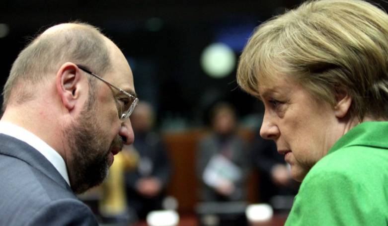 Меркель и ее главный оппонент Шульц поспорили о мигрантах и Турции