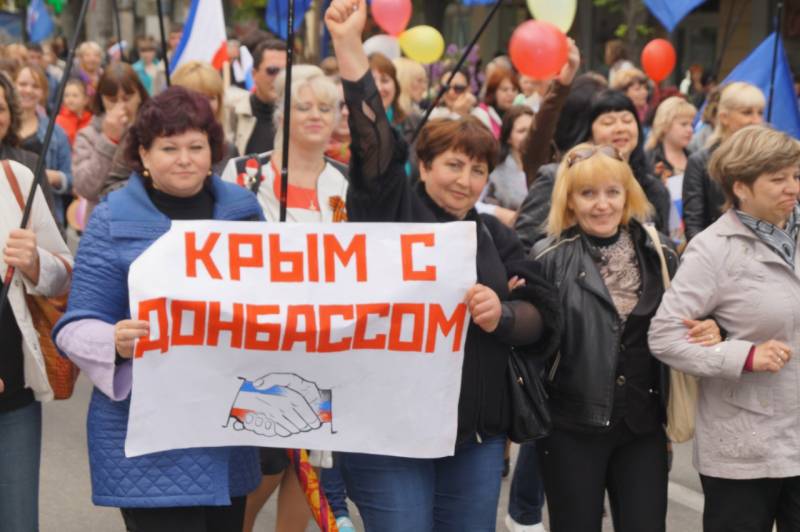 Жители ДНР "образумили" киевских журналистов: Донбасс - это Россия