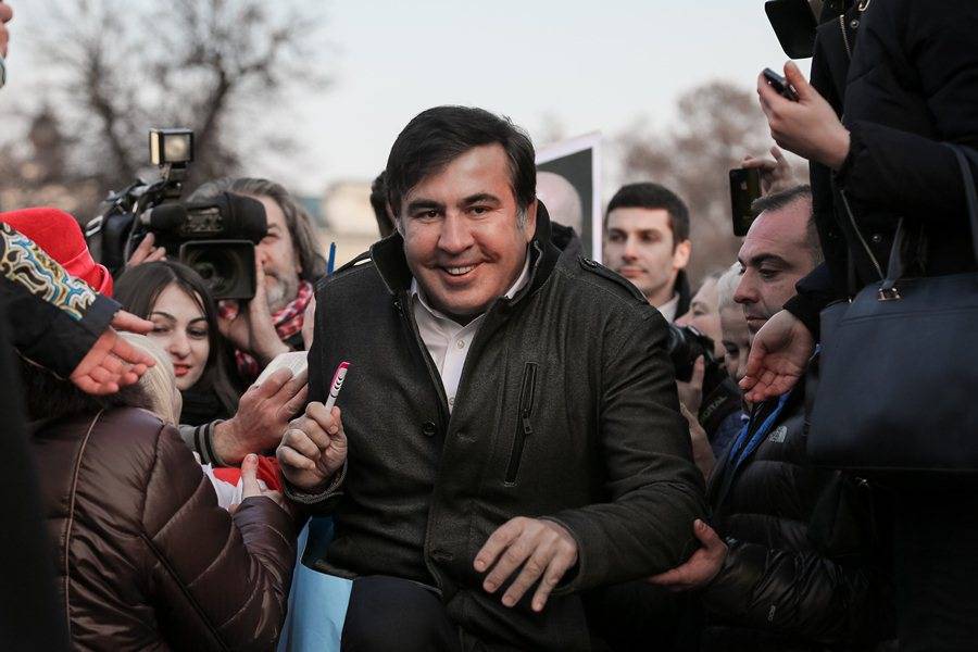 Саакашвили в Киеве: «Мы придем и заберем у Порошенко все деньги!»