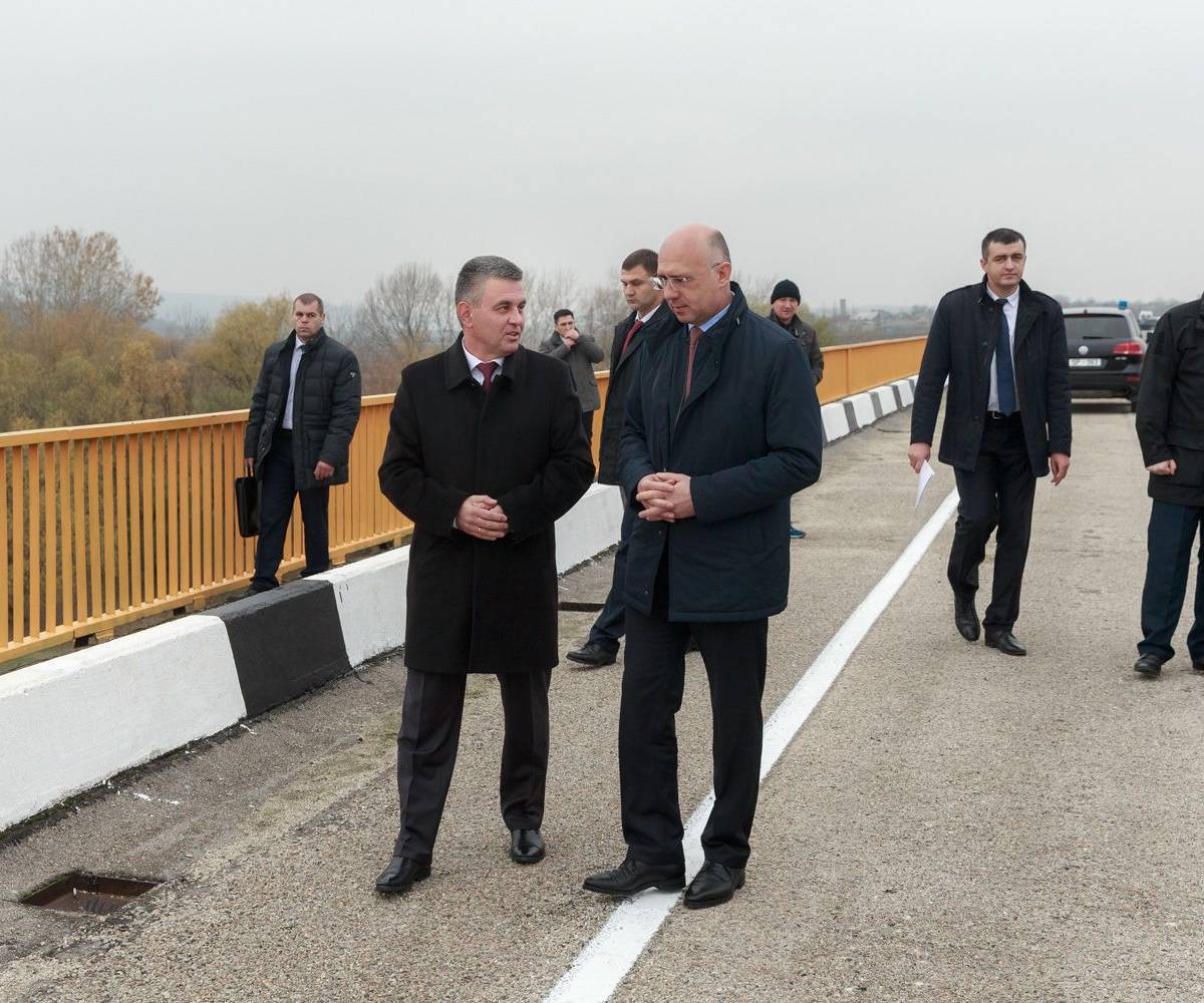 Открыт мост через Днестр между  Молдавией и Приднестровьем