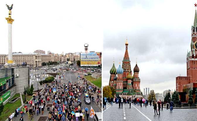 Киев-Москва: Три года перемен