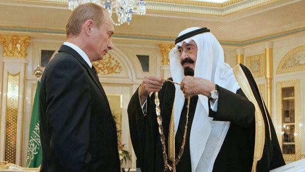 Саудитов заподозрили в «танцах под русскую дудку»