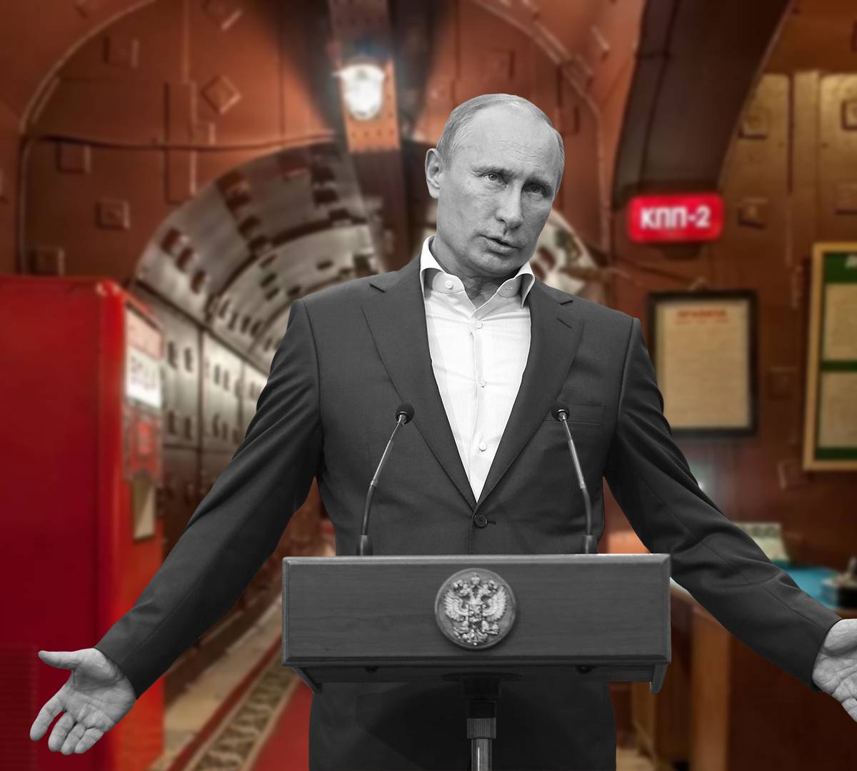 Речь Путина из «бункера» как новая ковидная традиция
