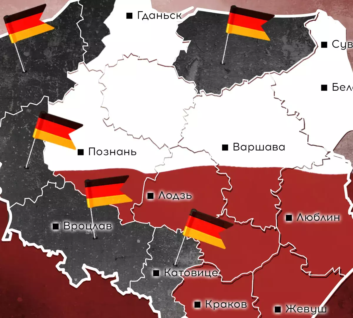 Польша заберет пять воеводств Украины и «плевать захочет» на Германию