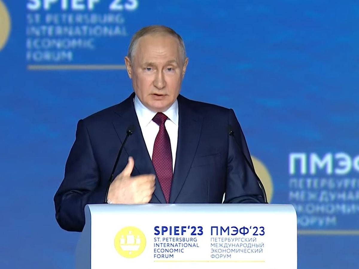 Sina: Путин улыбнулся, когда заговорил о Китае на ПМЭФ