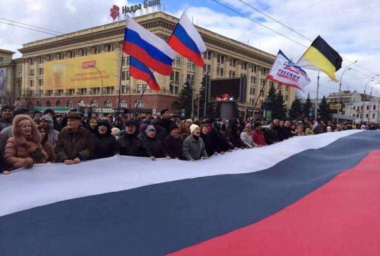 Несмотря на нацистский террор, харьковчане ждут Россию