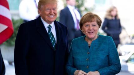 Трамп и Меркель установят мир в Донбассе Трамп и Меркель установят мир в Донбассе