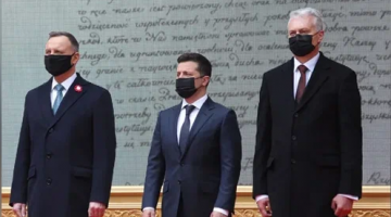 Лидеры Украины, Литвы и Польши выступили за санкции против России