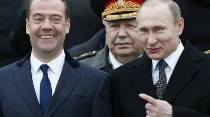 Путин-Медведев: «Тандем» снова дал трещину Путин-Медведев: «Тандем» снова дал трещину