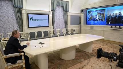 Путин подключил к единой энергосистеме РФ два новых энергоблока Путин подключил к единой энергосистеме РФ два новых энергоблока