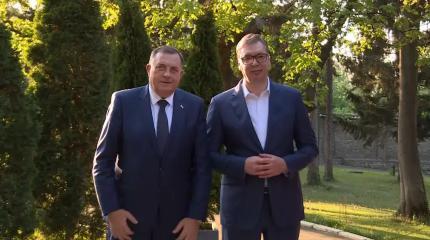 Вучич и Додик не испугались угроз Брюсселя и прибудут на Парад Победы Вучич и Додик не испугались угроз Брюсселя и прибудут на Парад Победы