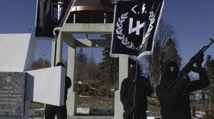 Позиговали с оружием: неонацисты провели акцию на Западной Украине Позиговали с оружием: неонацисты провели акцию на Западной Украине