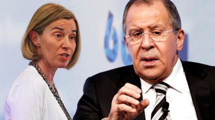 Могла и пораньше явиться: Могерини в Москве, как уж на сковородке Могла и пораньше явиться: Могерини в Москве, как уж на сковородке