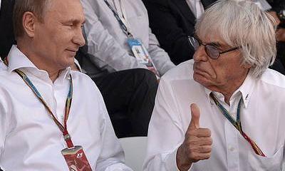 Берни Экклстоун: "Владимир Путин - это супер, я его лучший сторонник"