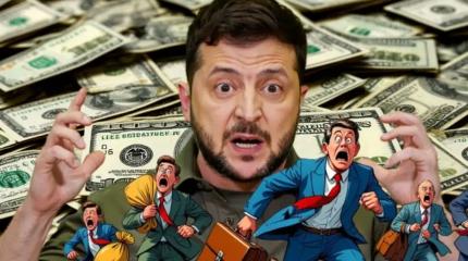 Крысы спасаются с тонущего корабля: у Зеленского сбежал «кошелёк» Крысы спасаются с тонущего корабля: у Зеленского сбежал «кошелёк»