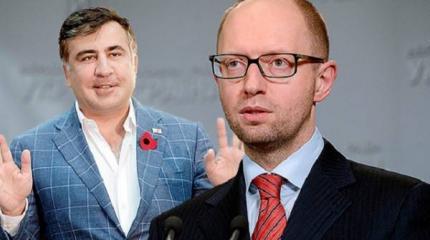Саакашвили заменит Яценюка через пару месяцев