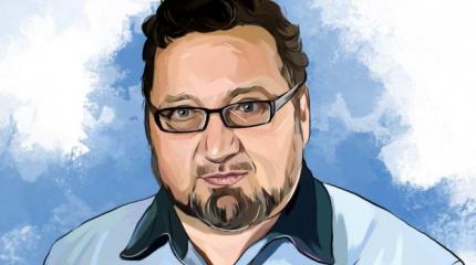 Торговец будущим от партии "Яблоко" Андрей Бабушкин Торговец будущим от партии "Яблоко" Андрей Бабушкин