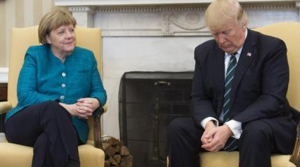 Трамп и Меркель объединились ради Украины Трамп и Меркель объединились ради Украины