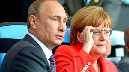 Меркель на подлете к Москве