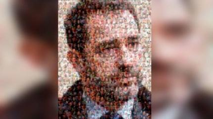 «Желтые жилеты» составили из снимков избитых портрет главы МВД Кастанера «Желтые жилеты» составили из снимков избитых портрет главы МВД Кастанера