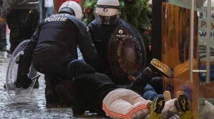 "Они же дети" брюссельского майдана - побиты все "Они же дети" брюссельского майдана - побиты все