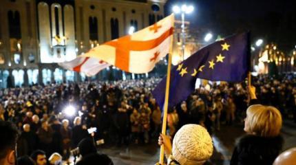 Грузинский протест - скромный и беспощадный, народ не верит оппозиции Грузинский протест - скромный и беспощадный, народ не верит оппозиции