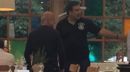 Саакашвили и Мустафа Найем покутили в Киеве Саакашвили и Мустафа Найем покутили в Киеве