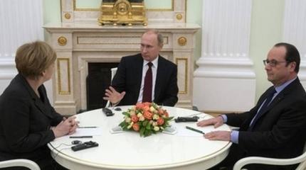 Меркель, Олланд и Путин договорились созвониться